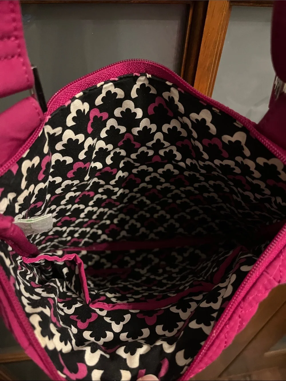 Vera Bradley Bright Pink Quilted Crossbody Bag